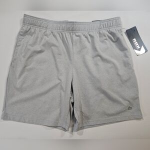 RBX Athletic‎ Shorts Mens Large Grey Performance Moisture Wicking Activewear NEW